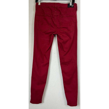 American Eagle Outfitters Skinny Pants Women's 6 Red - Image 2
