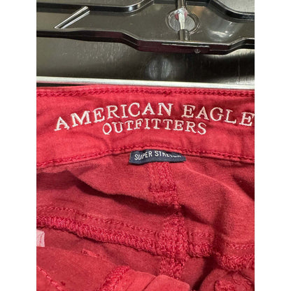 American Eagle Outfitters Skinny Pants Women's 6 Red - Image 3