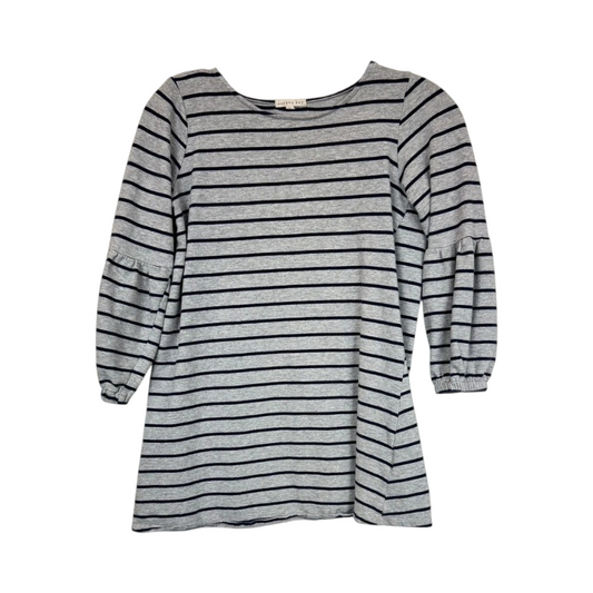 Copper Key Gray Blue Long Sleeve Shirt Girl's Large - Image 1