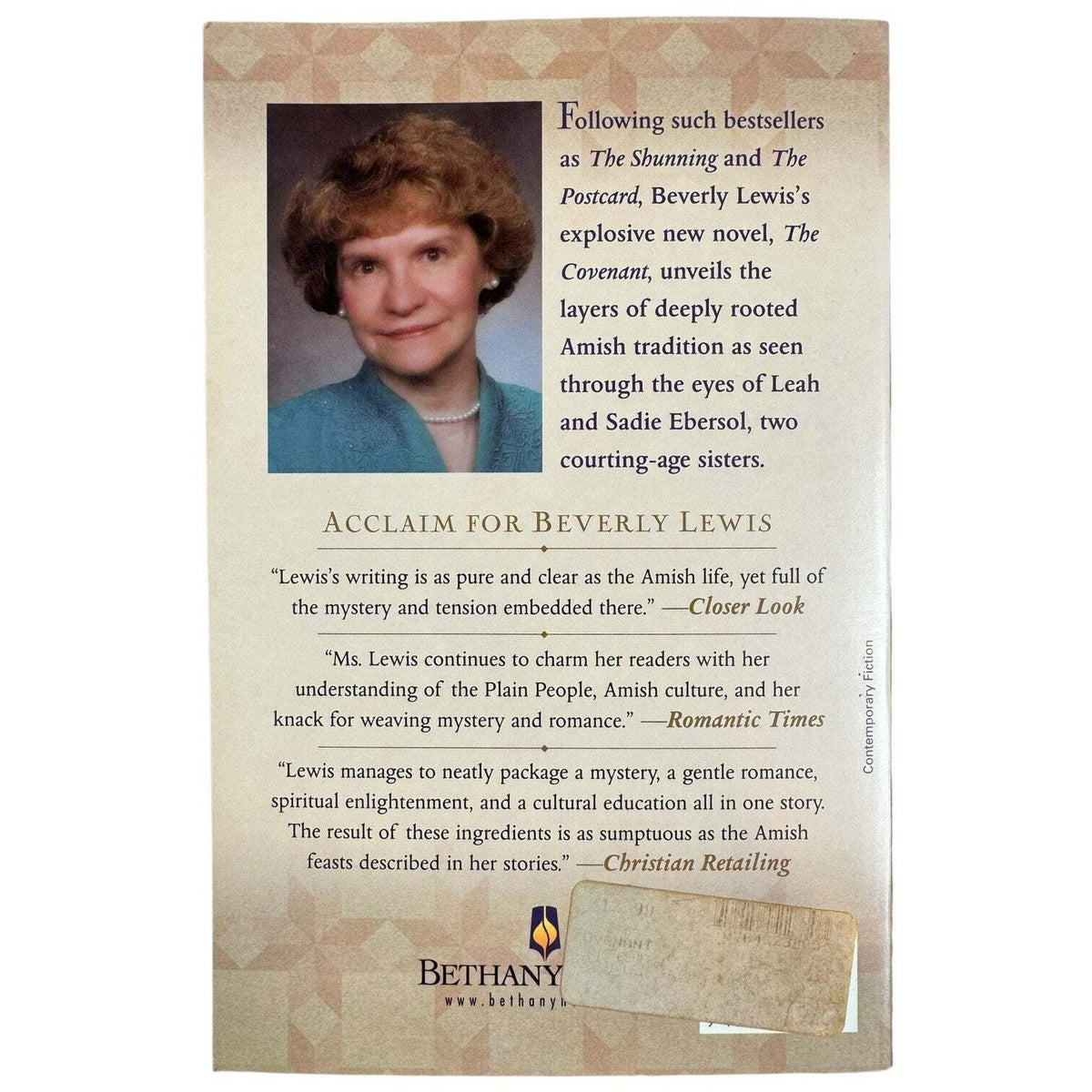 The Covenant by Beverly Lewis (Paperback) - Image 2