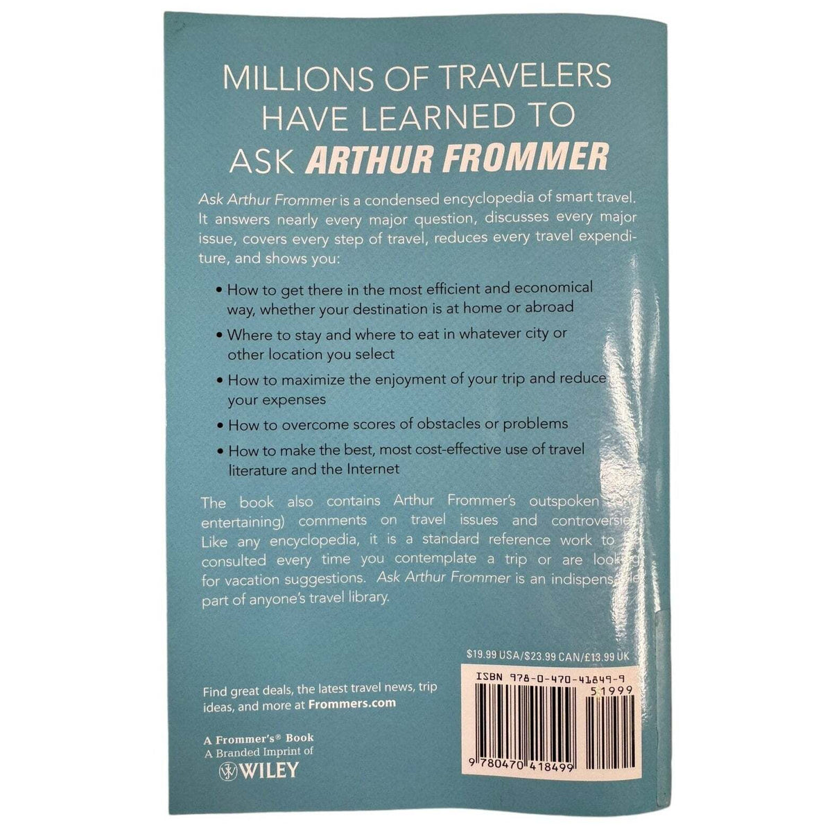 Ask Arthur Frommer by Arthur Frommer (Paperback) - Image 2
