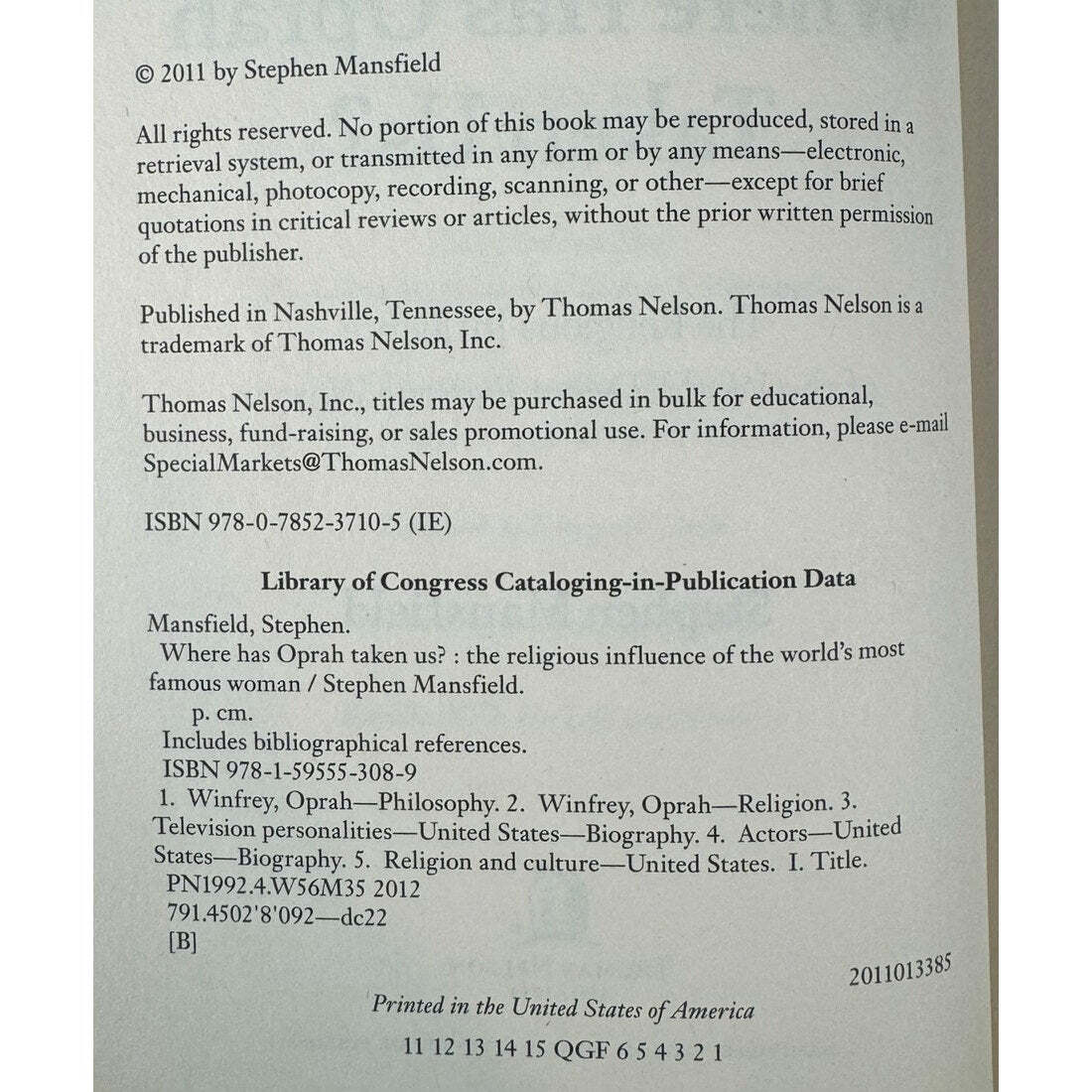 Where Has Opera Taken Us? by Stephen Mansfield (Hardcover) - Image 7