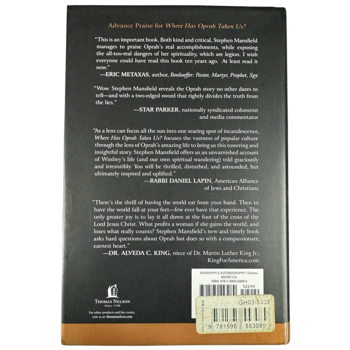 Where Has Opera Taken Us? by Stephen Mansfield (Hardcover) - Image 2