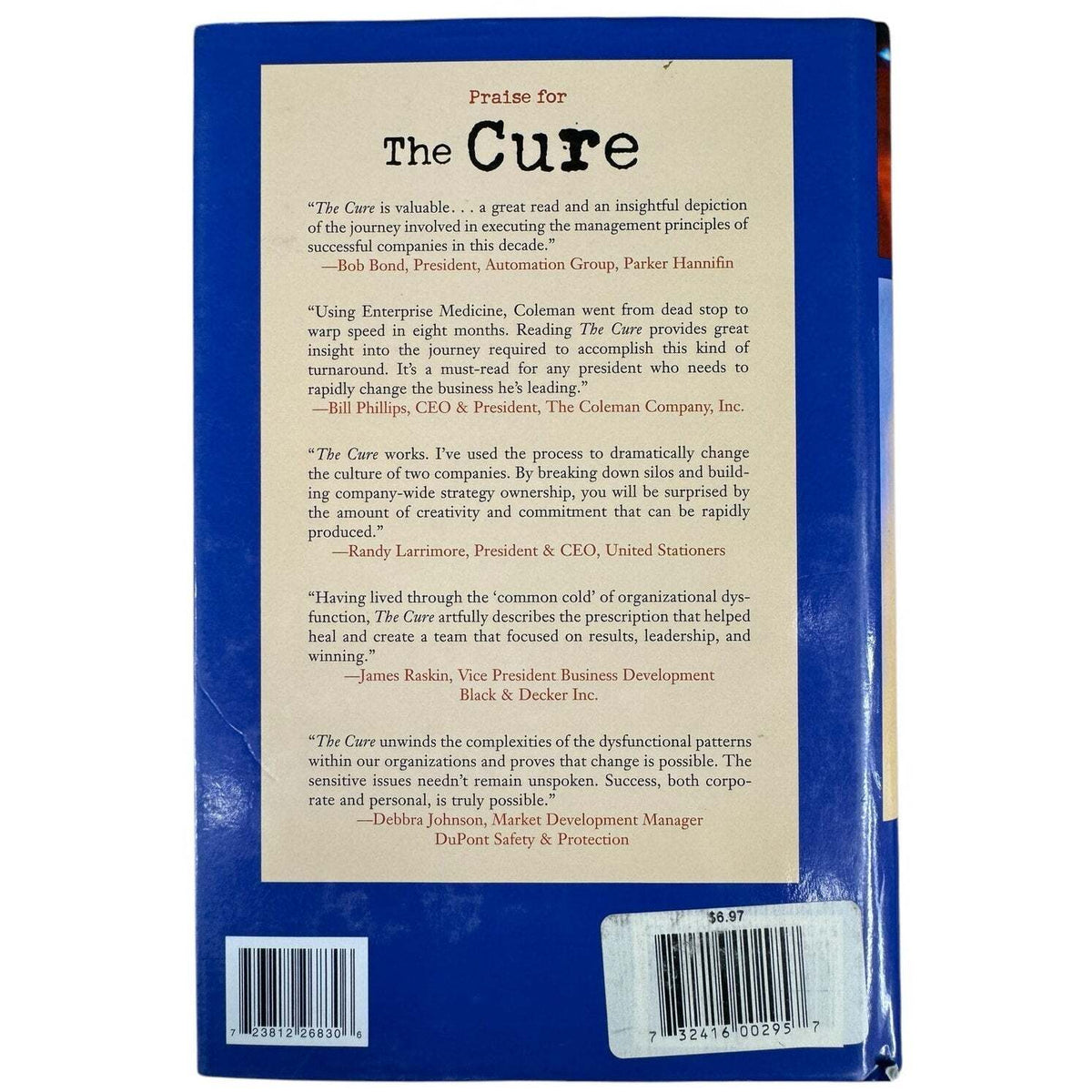 The Cure by Dan Paul & Jeff Cox (Hardcover) - Image 2