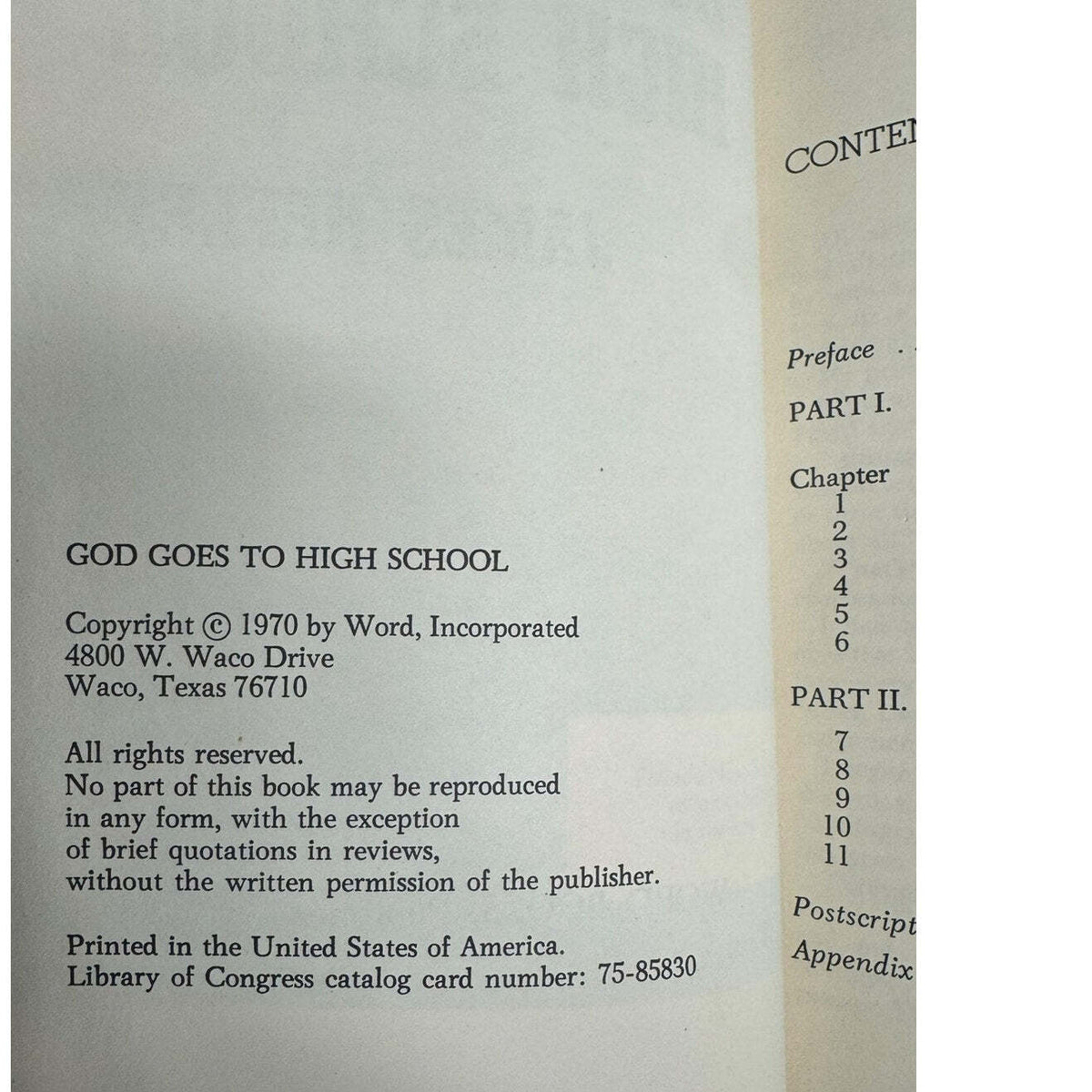 God Goes to High School by James C. Hefley (Hardcover) - Image 8