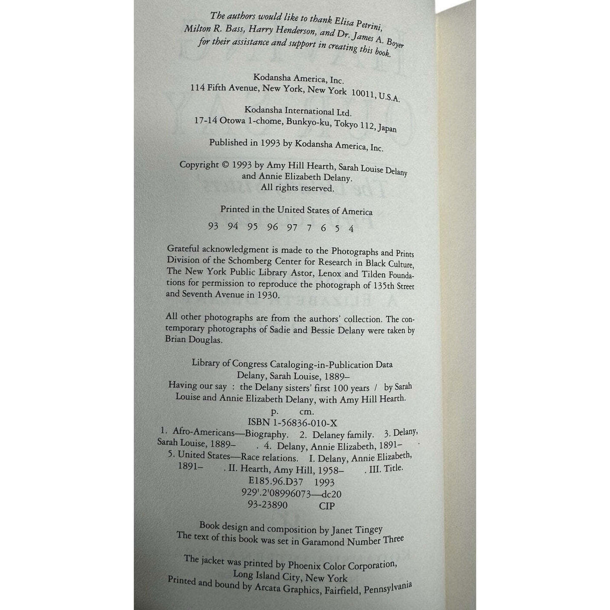 Having Our Say by Sarah & A. Elizabeth Delany (Hardcover) - Image 7
