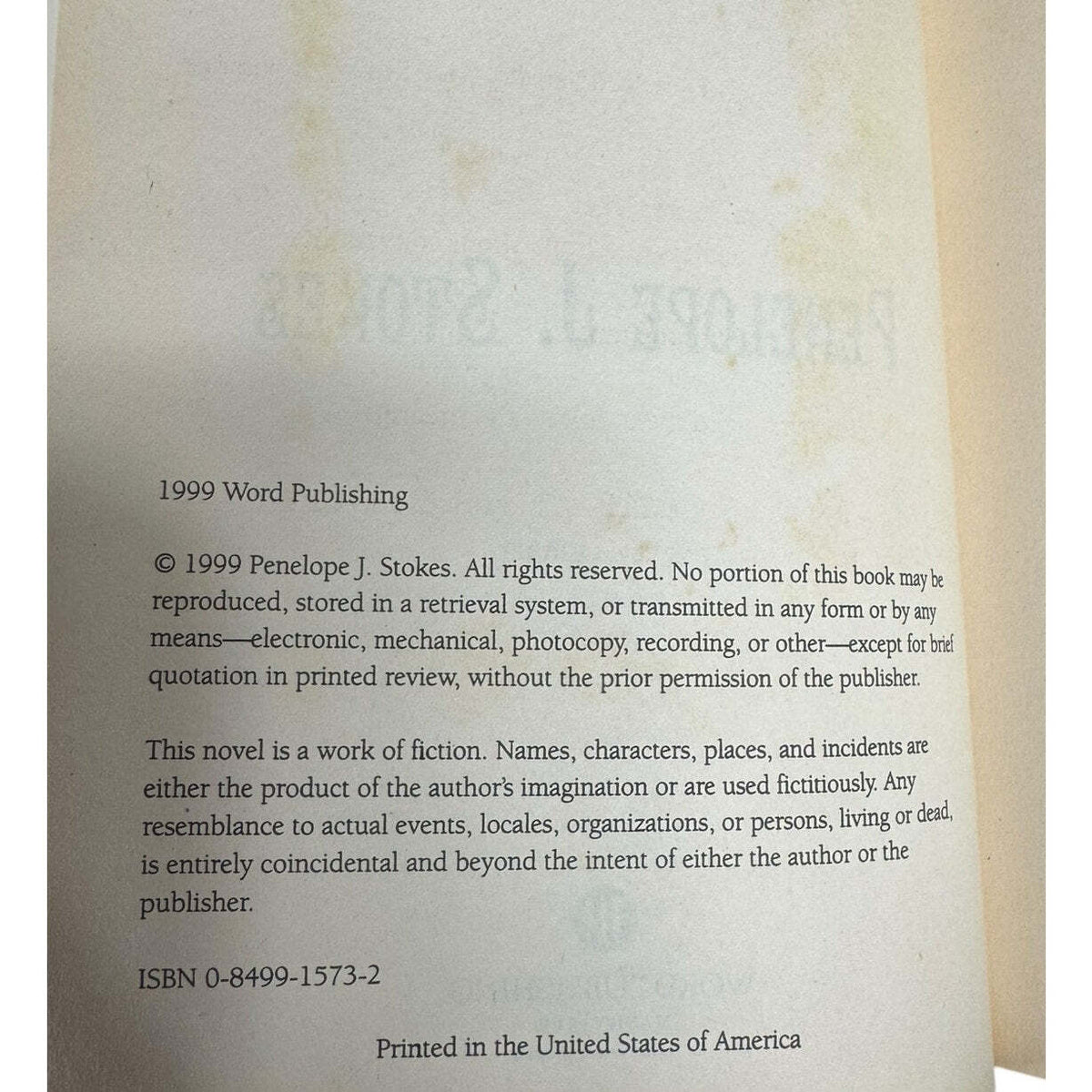 The Blue Bottle Club by Penelope J. Stokes (Hardcover) - Image 8