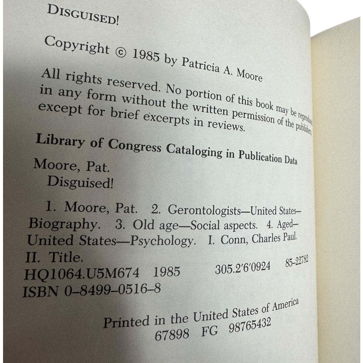Disguised by Pat Moore (Hardcover) - Image 7