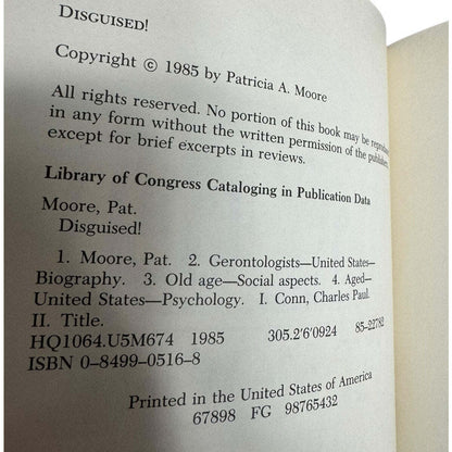 Disguised by Pat Moore (Hardcover) - Image 7