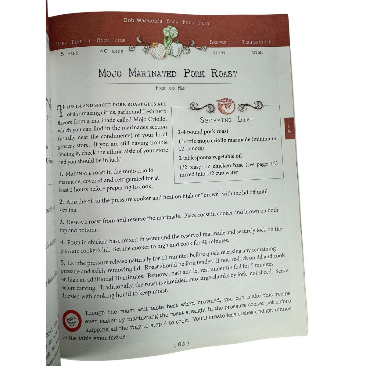 Slow Fast Food by Bob Warden (Paperback) - Image 9