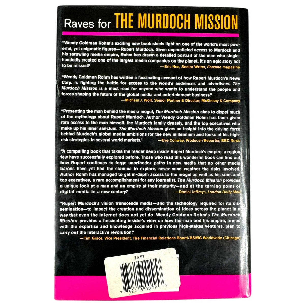 The Murdoch Mission by Wendy Goldman Rohm (Hardcover) - Image 2