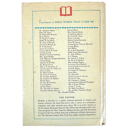 Bible Words That Guide Me by Hubert A. Elliot (Hardcover) - Image 2
