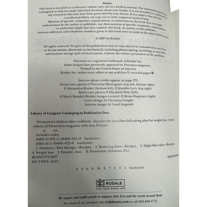 Diabetes Diet Cookbook by the editors of Prevention (Hardcover) - Image 10
