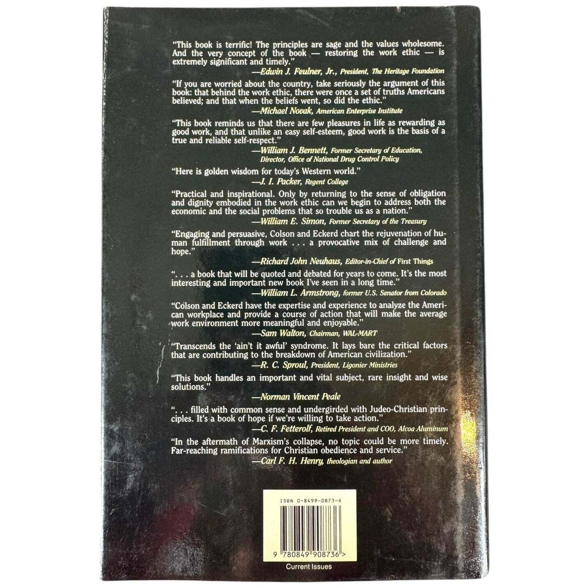 Why America Doesn't Work by Chuck Colson & Jack Eckerd (Hardcover) - Image 2