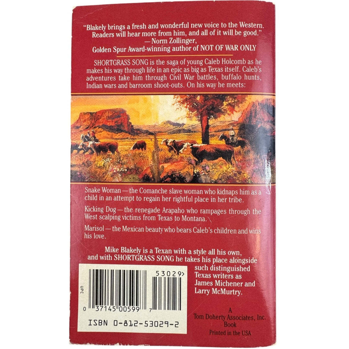 Shortgrass Song by Mike Blakely (Paperback) - Image 2