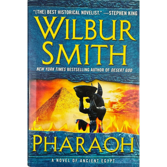 Pharaoh by Wilbur Smith Hardcover Historical Fiction Novel - Image 1