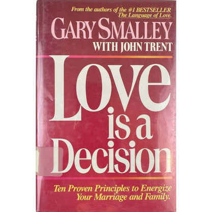 Love is a Decision by Gary Smalley (Hardcover) - Image 1