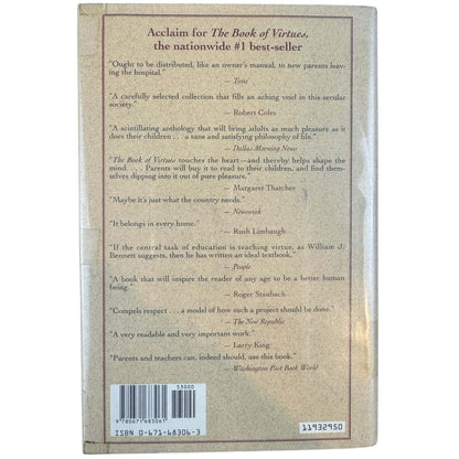 The Book of Virtues by William J. Bennett (Hardcover) - Image 2