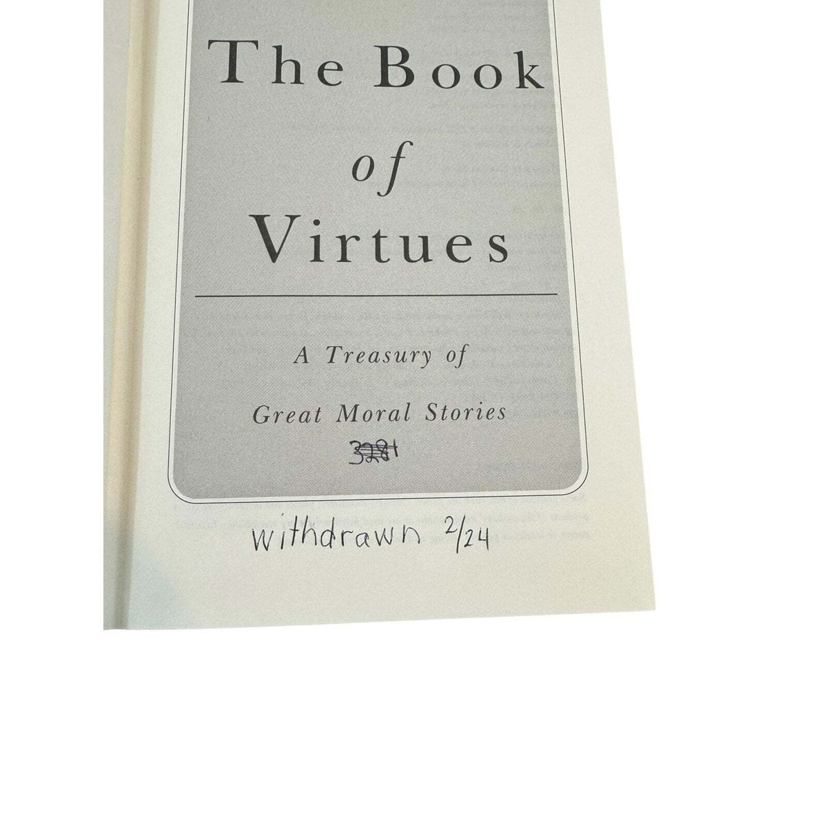 The Book of Virtues by William J. Bennett (Hardcover) - Image 7