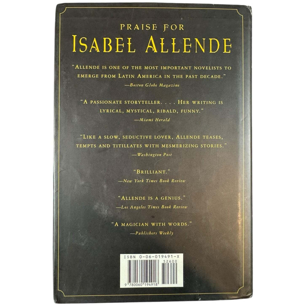 Daughter of Fortune by Isabel Allende (Hardcover) - Image 2