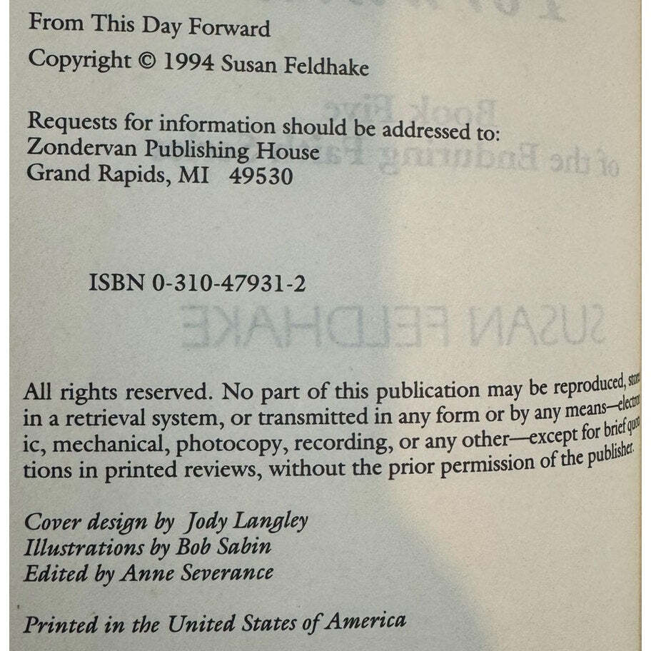 From This Day Forward by Susan Feldhake (Hardcover) - Image 8