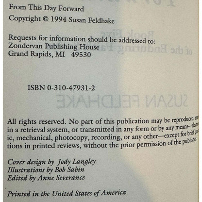 From This Day Forward by Susan Feldhake (Hardcover) - Image 8