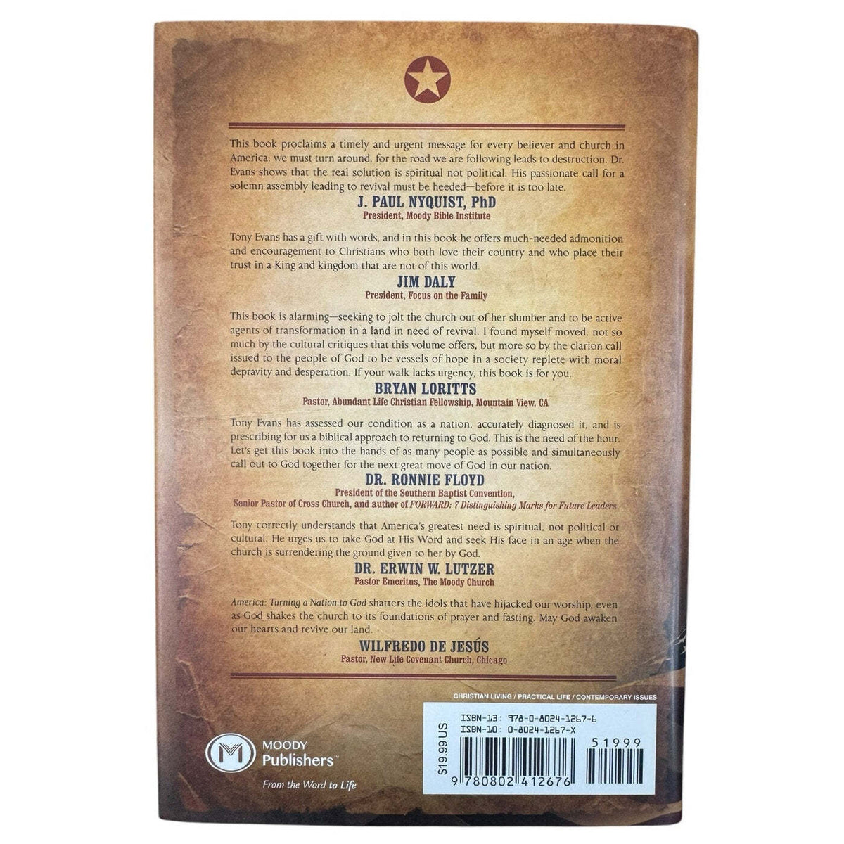 America Turning a Nation to God by Tony Evans (Hardcover) - Image 2