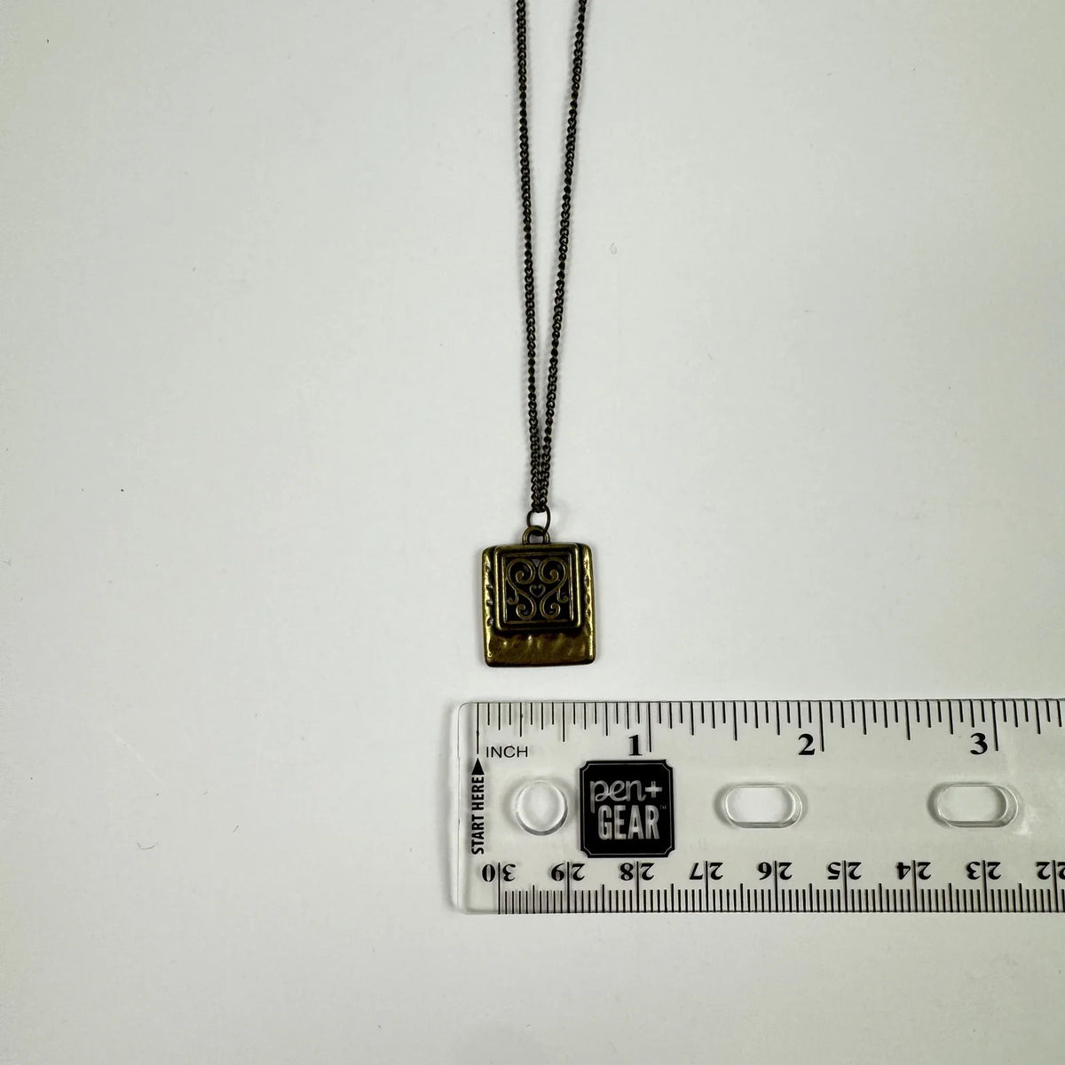 Fashion Jewelry Bronze Toned Pendant Women's Necklace - Brown - Image 3