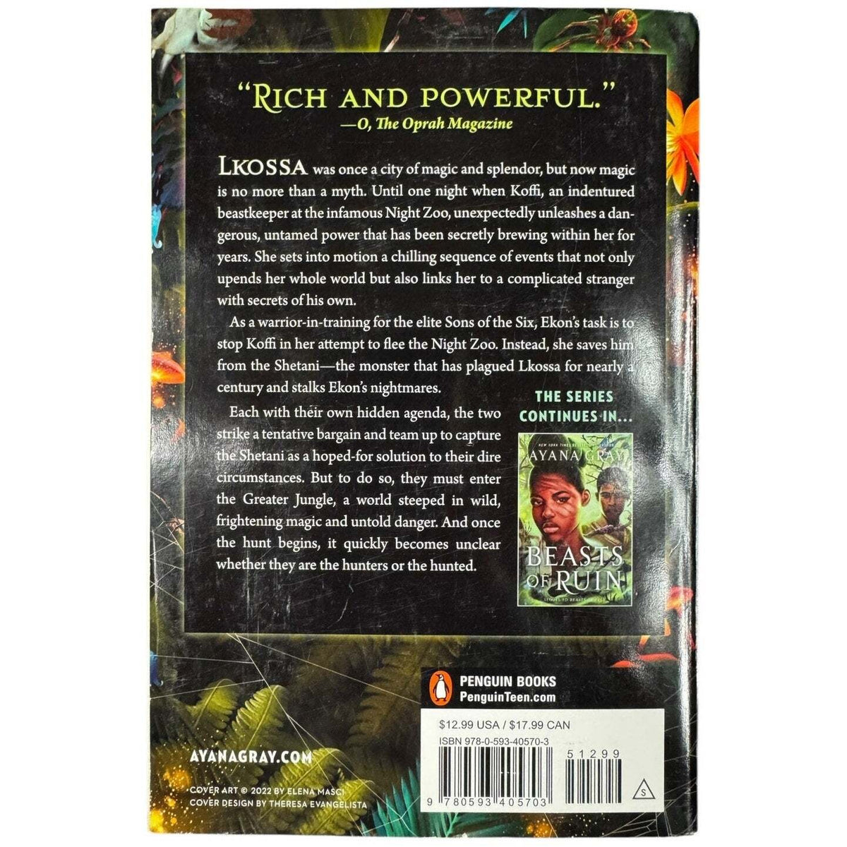 Beasts of Prey by Ayana Gray (Paperback) - Image 2