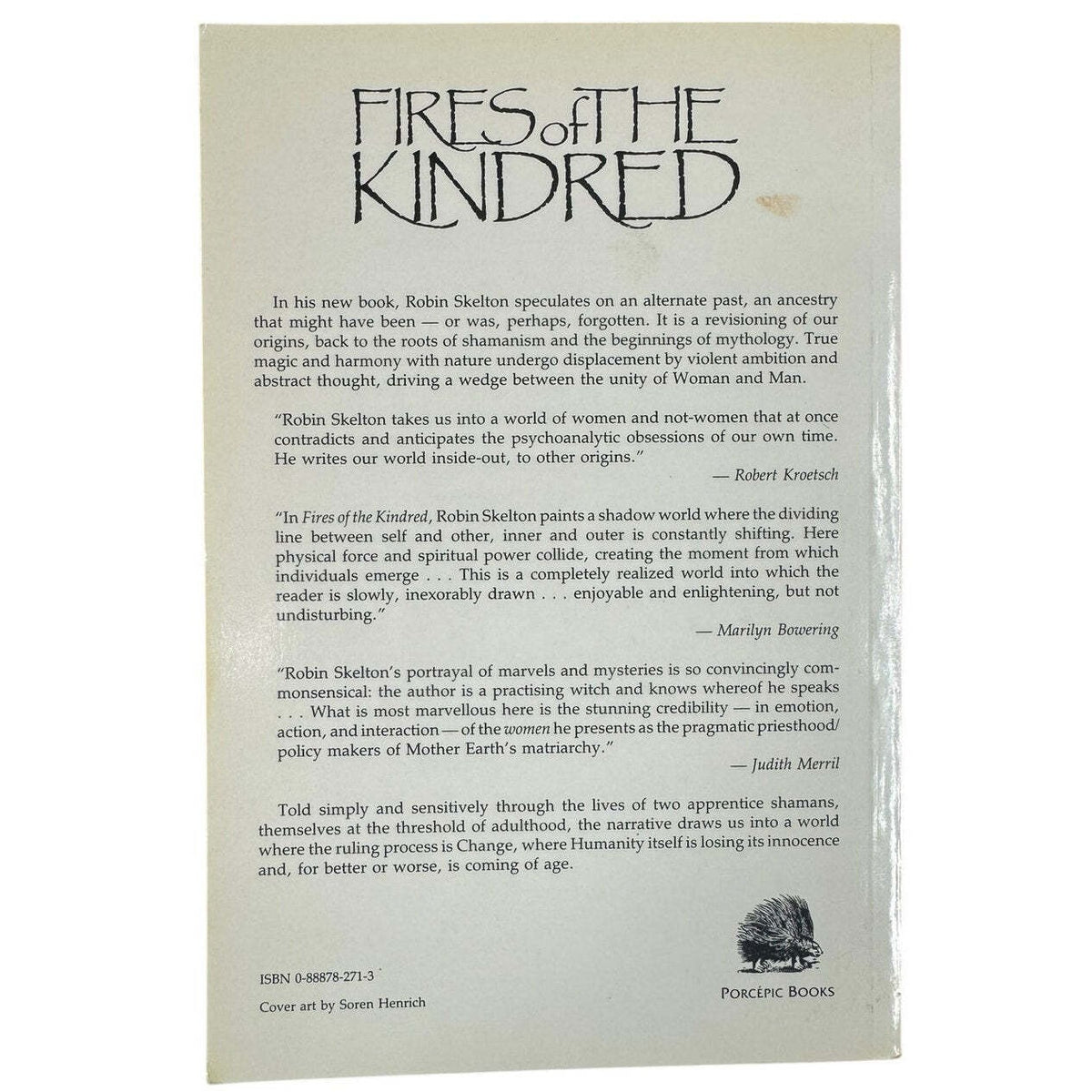 Fires of the Kindred by Robin Skelton (Paperback) - Image 2