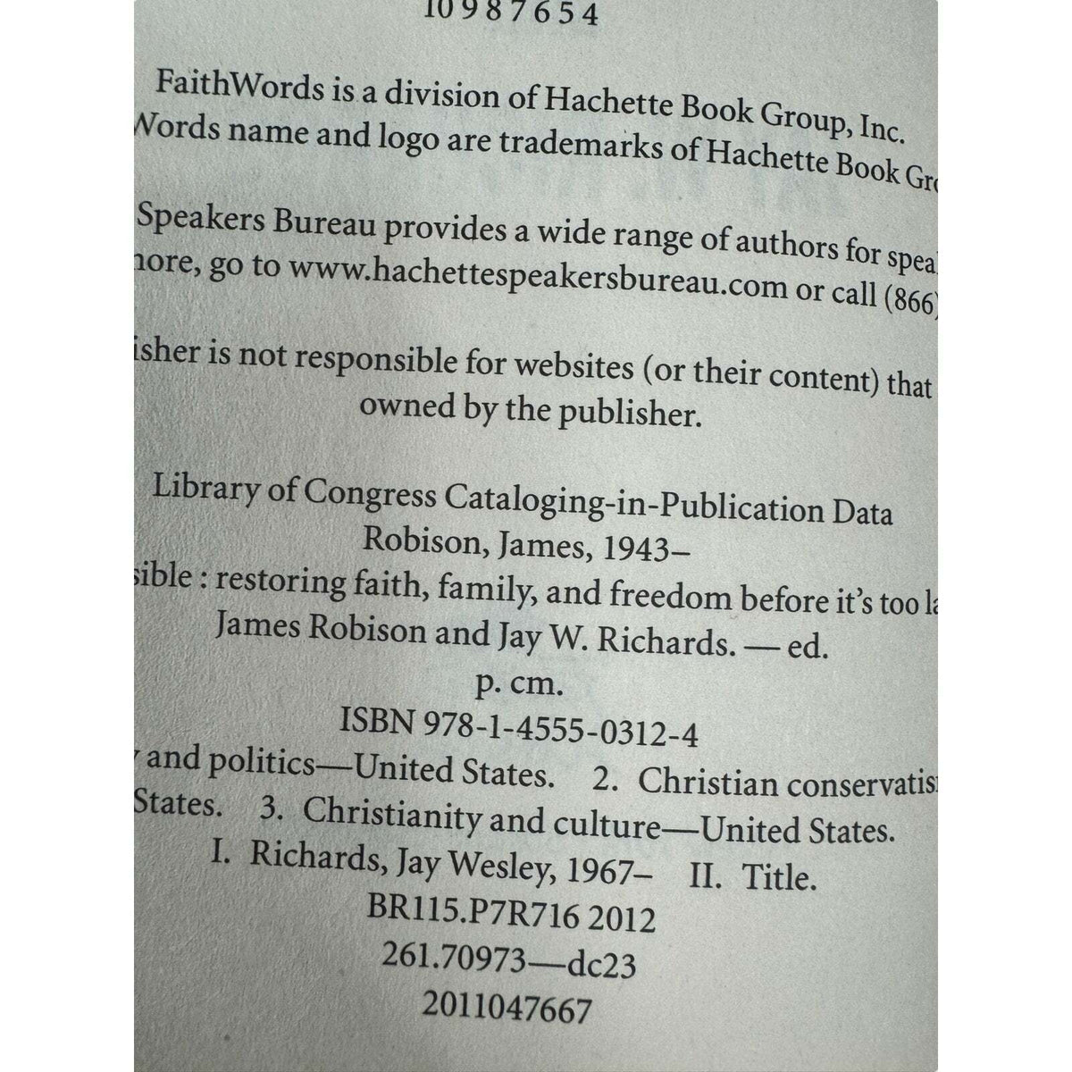 Indivisible by James Robison and Jay W. Richards (Hardcover) - Image 7