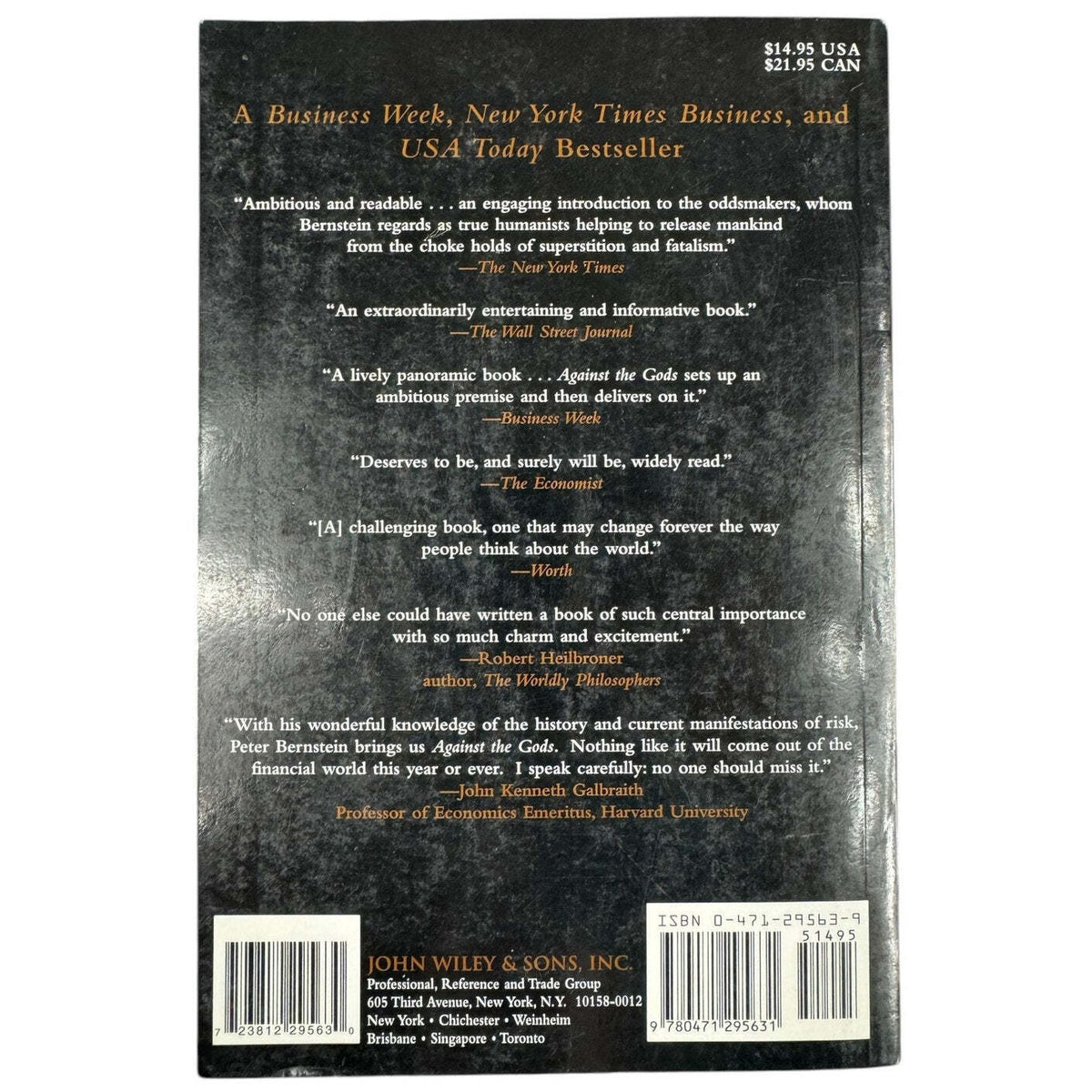 Against the Gods by Peter L. Bernstein (Paperback) - Image 2