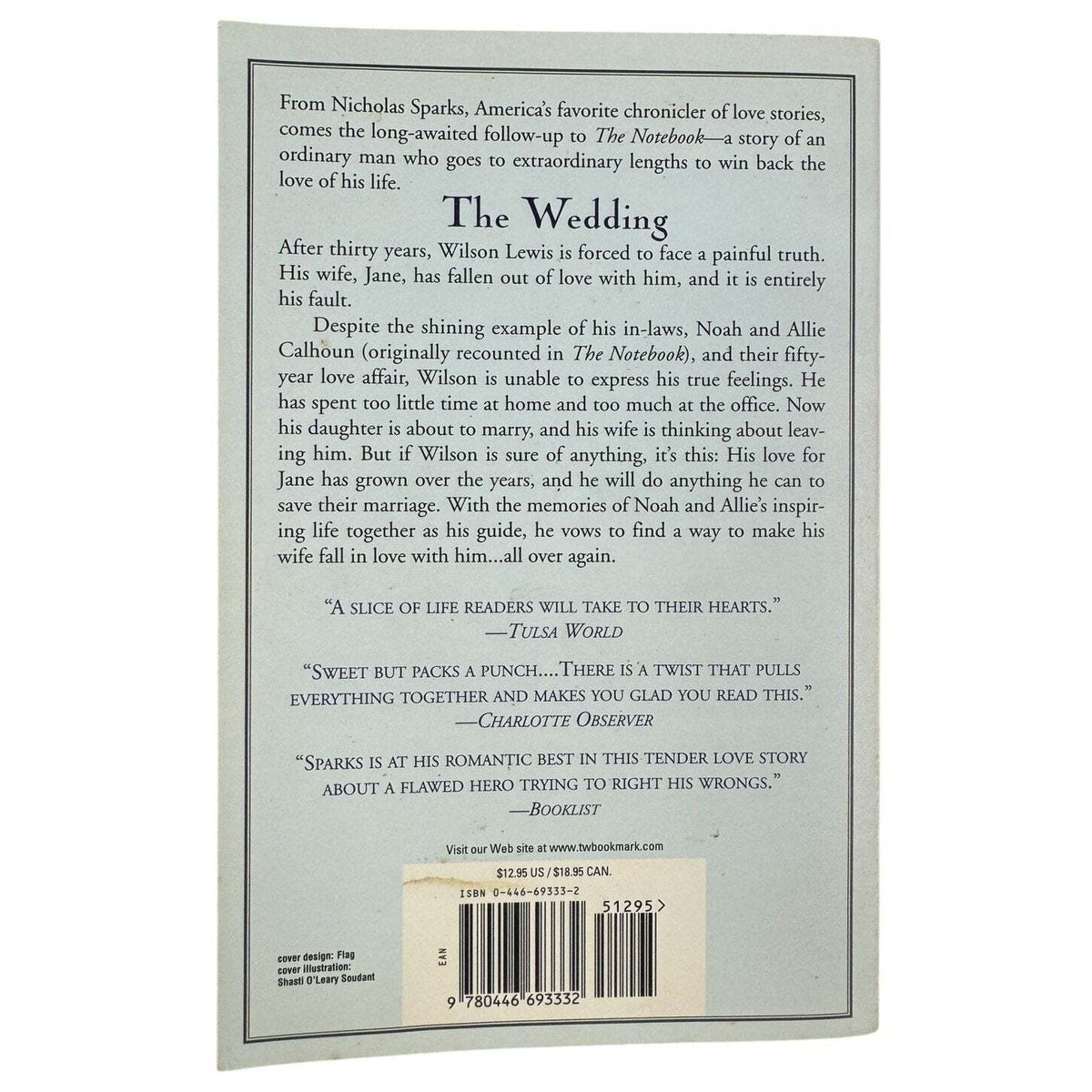 The Wedding by Nicholas Sparks (Paperback) - Image 2