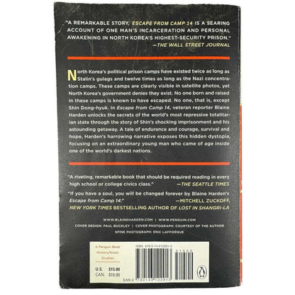 Escape from Camp 14 by Blaine Harden (Paperback) - Image 2