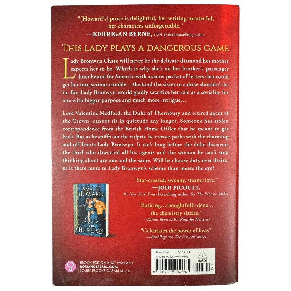 The Duke in Question by Amalie Howard (Paperback) - Image 2