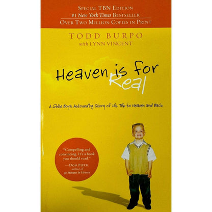 Heaven is for Real by Todd Burpo (Paperback) - Image 1