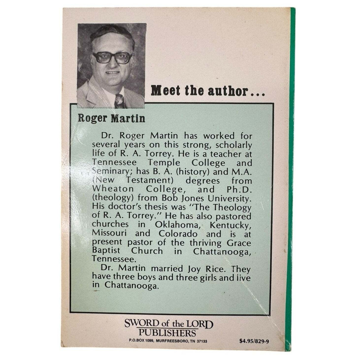 R.A. Torrey by Roger Martin (Paperback) - Image 2
