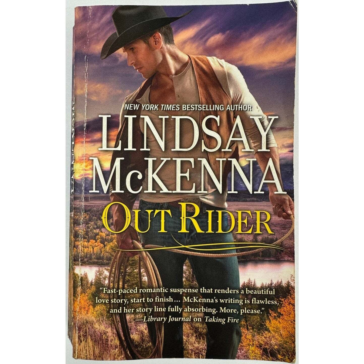 Out Rider by Lindsay McKenna (Paperback) - Image 1