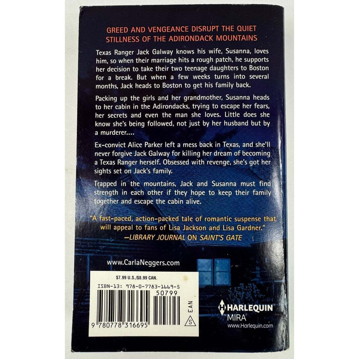 The Cabin by Carla Neggers (Paperback) - Image 2