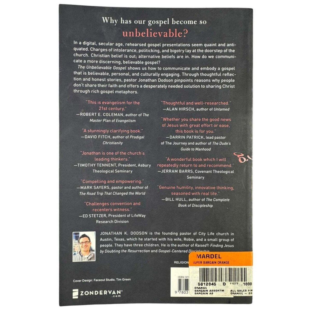The Unbelievable Gospel by Jonathan K. Dodson (Paperback) - Image 2