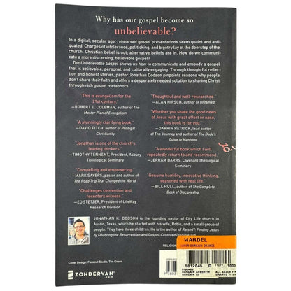 The Unbelievable Gospel by Jonathan K. Dodson (Paperback) - Image 2