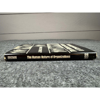 The Human Nature of Organizations by J. Douglas Brown (Hardcover) - Image 3