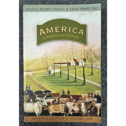 America: A Narrative History by George Brown Tindall & David Emory Shi (Paperback) - Image 1