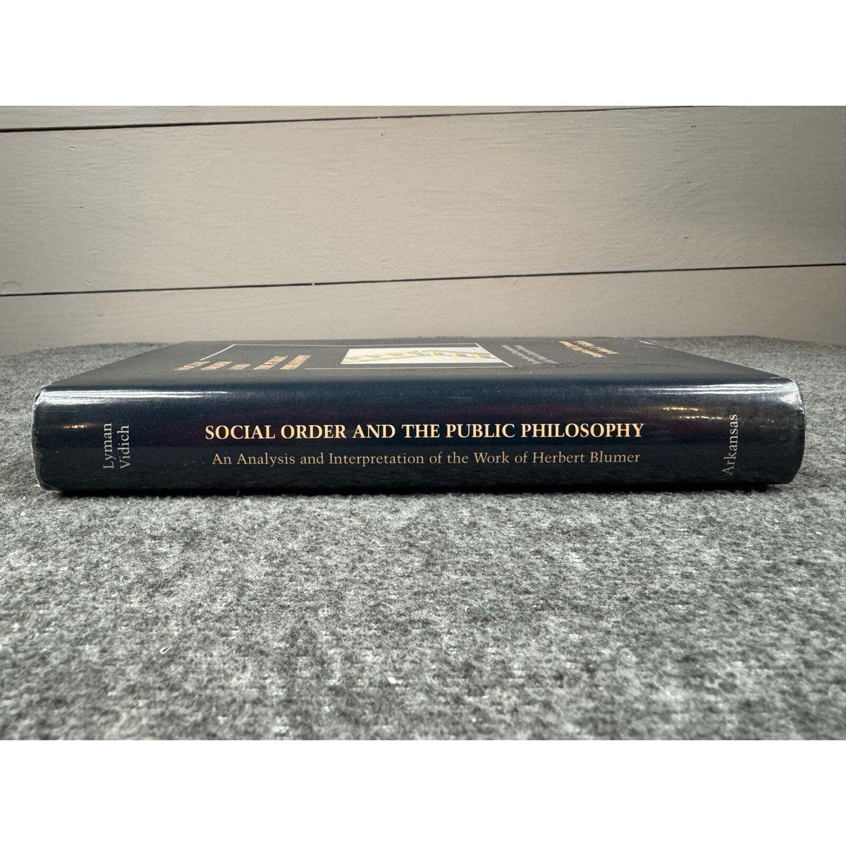 Social Order and the Public Philosophy by Lyman & Vidich (Hardcover) - Image 3