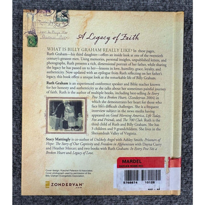A Legacy of Faith by Billy Graham (Hardcover) - Image 2