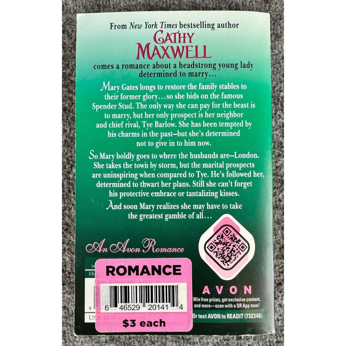 The Wedding Wager by Cathy Maxwell (Paperback) - Image 2