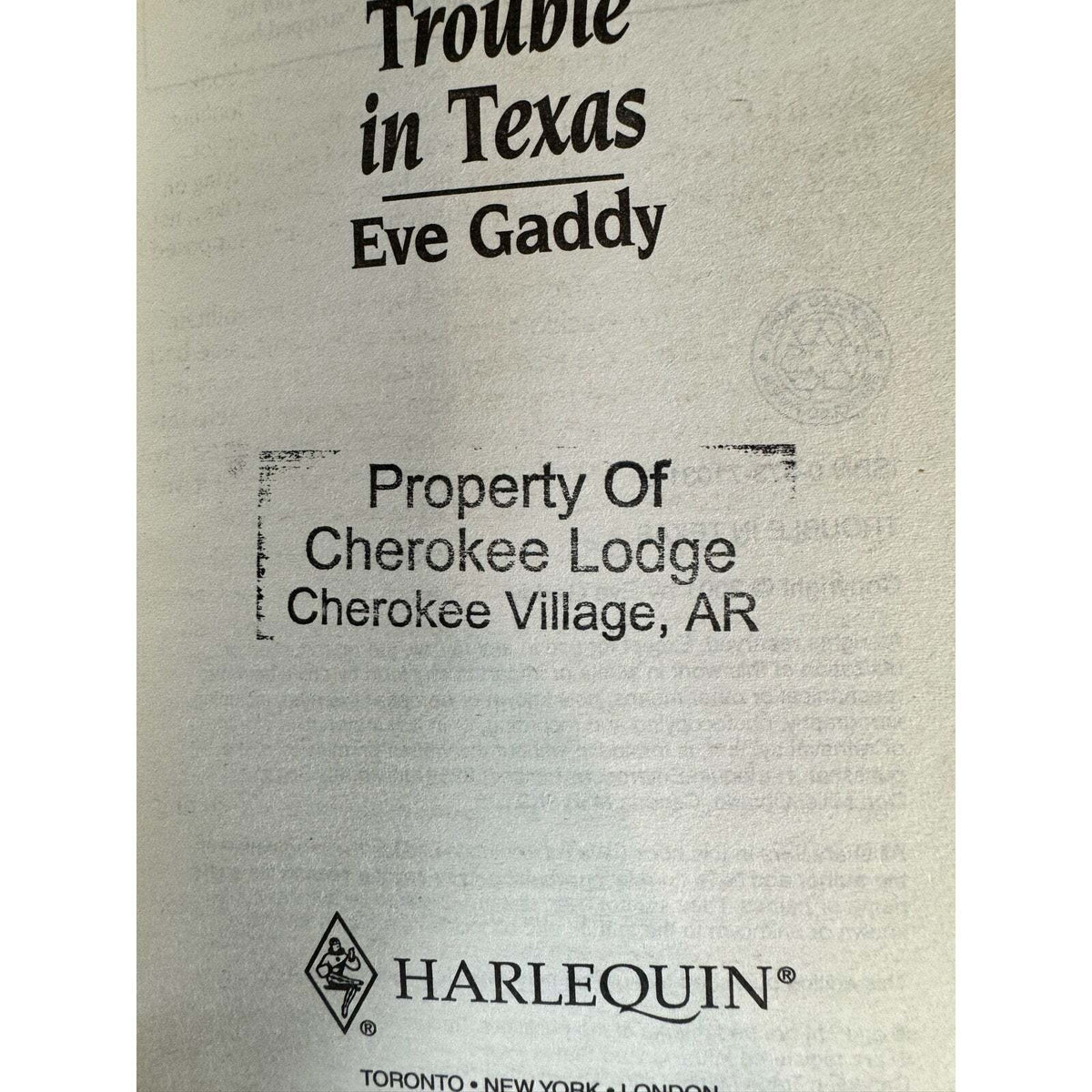 Trouble in Texas by Eve Gaddy (Paperback) - Image 7