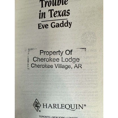 Trouble in Texas by Eve Gaddy (Paperback) - Image 7