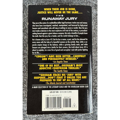 The Runaway Jury by John Grisham (Paperback) - Image 2