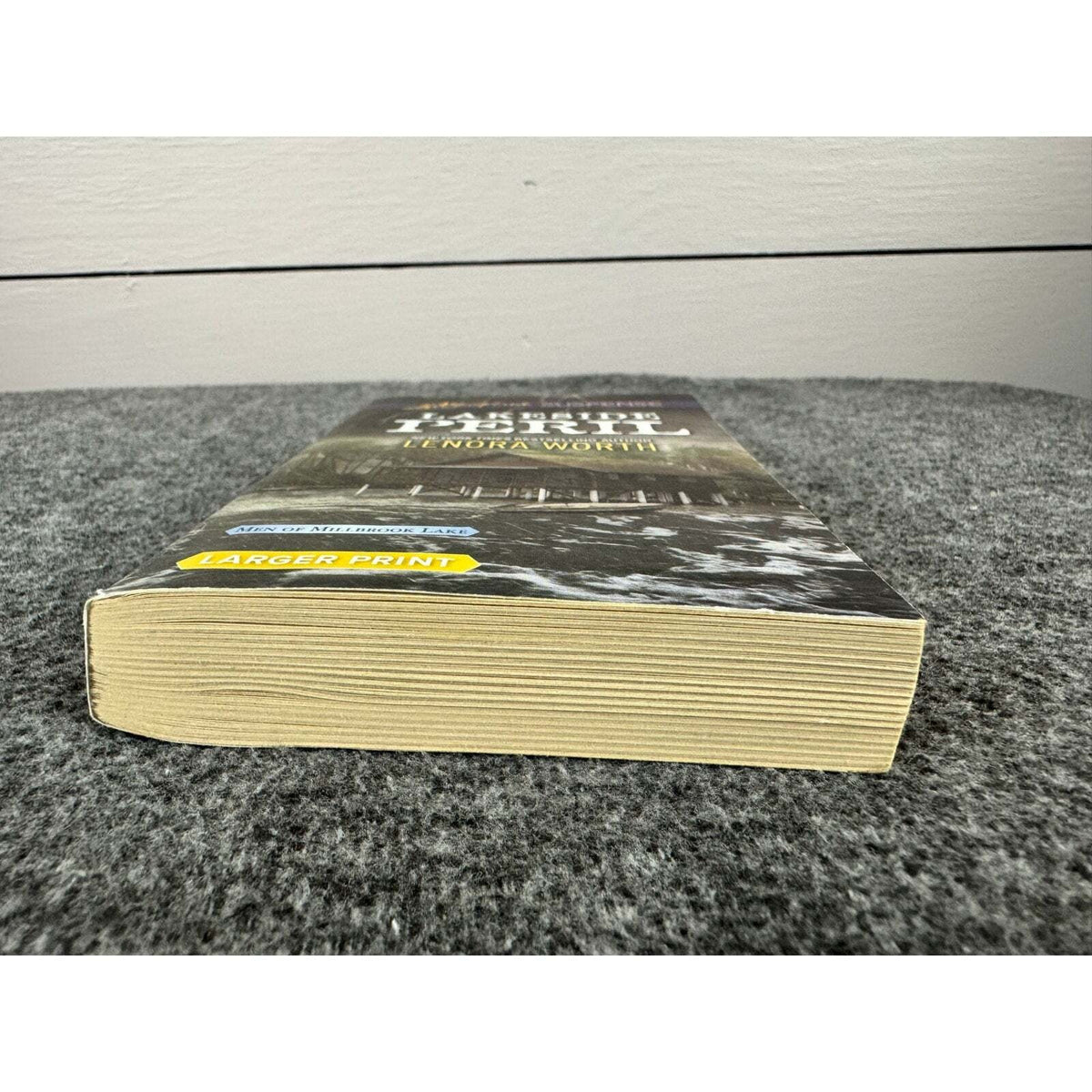 Lakeside Peril by Lenora Worth (Paperback) (Large Print) - Image 4